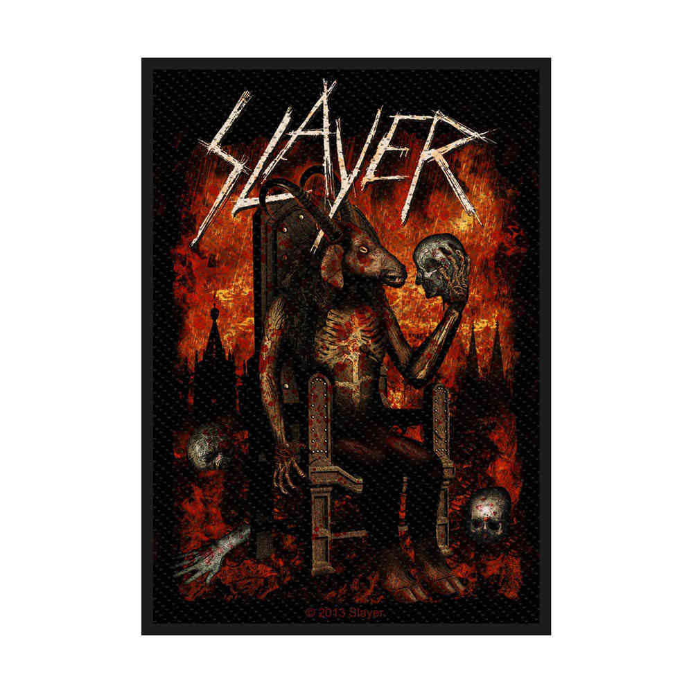 Slayer - Devil On Throne Patch - Mehrfarben